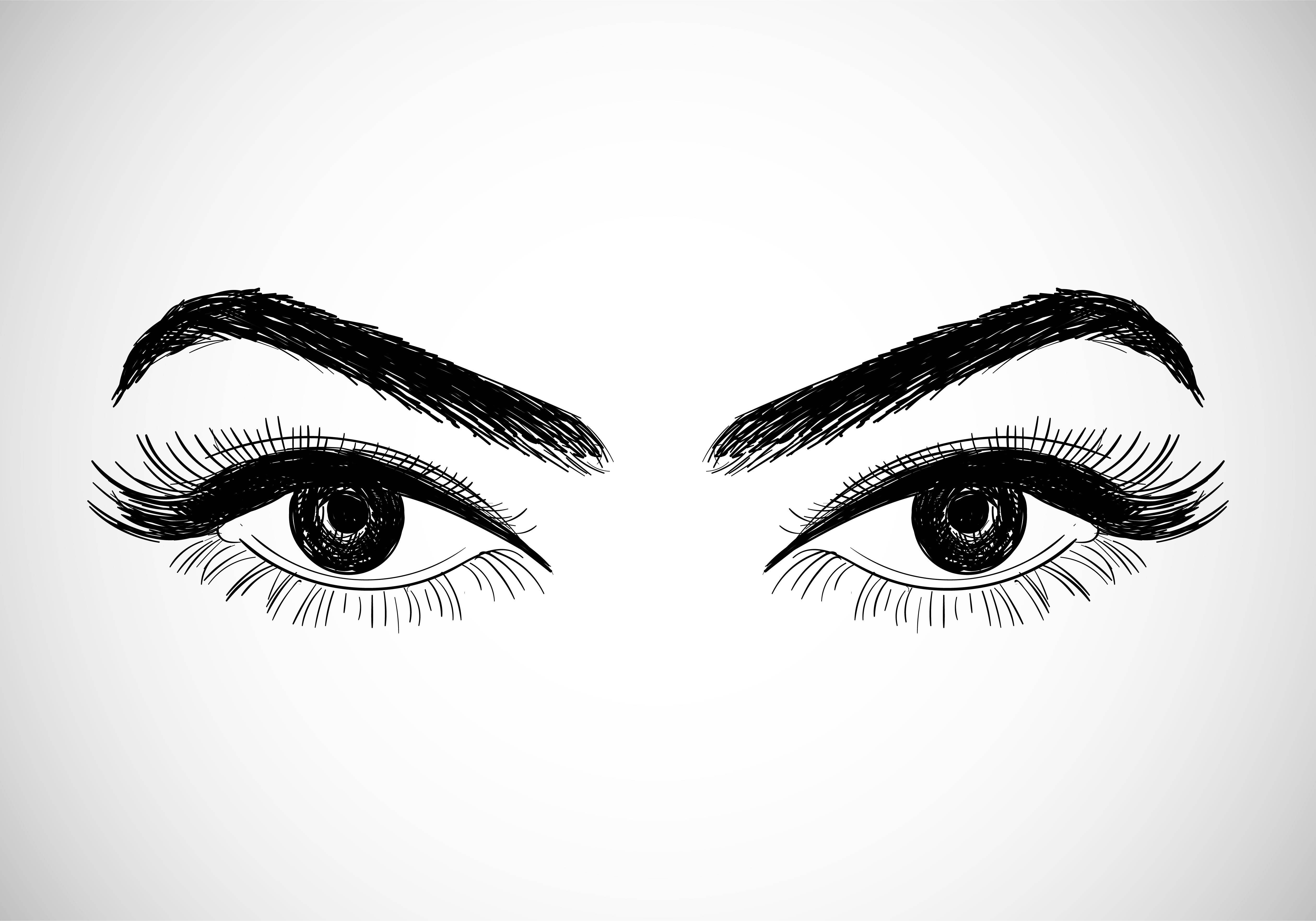 Логотип с глазом блефаропластика вектор